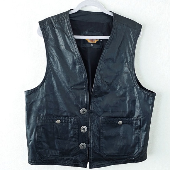 harley davidson down vest